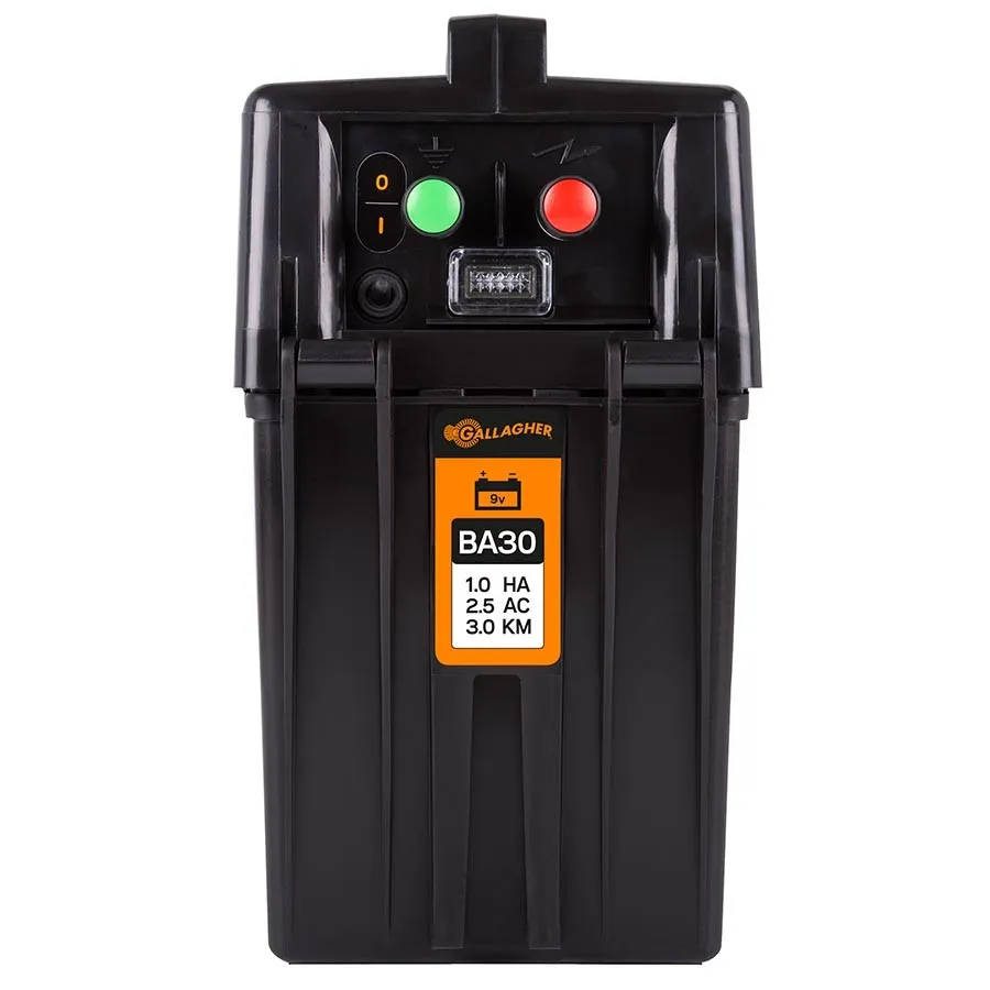Gallagher schrikdraadapparaat BA 30 met batterij ACTIE!