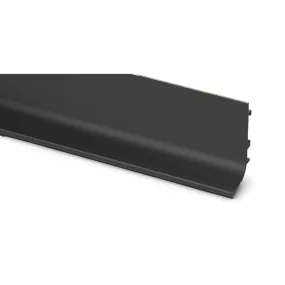 HETTICH, PRO DECOR. GREEPLIJST CANIS L, L 3500 MM, B 23 MM, H 53,5 MM, MAT ZWART